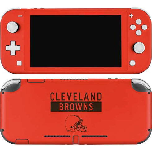 NFL Cleveland Browns Orange Performance Series Nintendo Switch Lite Skin